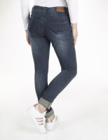Blue Monkey Jeans Ruby 10308 Skinny Fit brauner Seitenstreifen