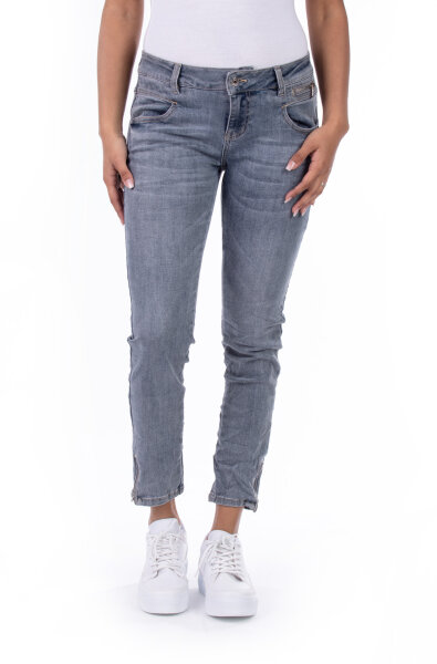 Blue Monkey Jeans VIVIEN 10916 /Denim/ Cropped Skinny/Blue Denim /Zipper